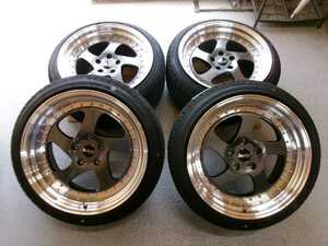 【未使用】RAYONE DM901/新品インポート18インチ　9.5J　OFF15　225/40R18　岩槻