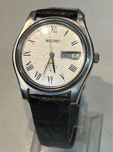 動作品 SEIKO セイコー LM LORD MATIC 25石 デイデイト　5606-7030 ベルト新品 アンティーク ヴィンテージ 腕時計 メンズ 自動巻 オートマ