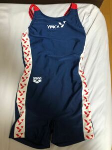 匿名配送 YMCA スイミングスクール指定 アリーナ 女子用ワンピース型 競泳水着 Sサイズ(150〜160cm) arena ハーフスパッツ