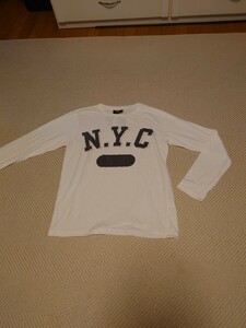 NYC長袖Tシャツ DURANTE サイズM　検索用）チャンピオンカレッジ古着下北沢アメカジ