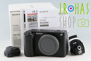 Sony α ZV-E1 Mirrorless Digital Camera With Box *Japanese Version Only* #56391L2