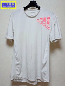 ADIDAS アディダス メンズ Tシャツ L フィットネス 半袖 MASK2FTDBOST GH5105 ホワイト 中古B 【送料無料】 A-8233