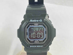 CASIO カシオ BABY-G ベイビーG BG-5600BK 風防キズ有り ベルト劣化有り クォーツ 腕時計