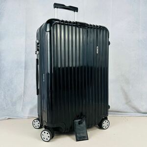 【美品】RIMOWA リモワ SALSA DELUXE サルサデラックス 63L 4輪 MW TSAロック チェックインM ブラック 黒色 スーツケース キャリーバッグ