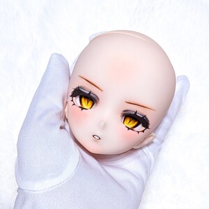 【らんだる】imomodoll Miko クリーム肌 カスタムヘッド 1/4 セミホワイト肌 SW肌 