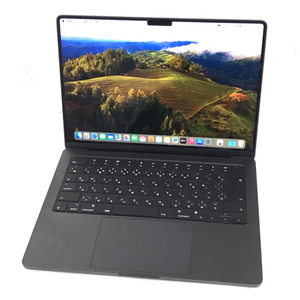 1円 Apple MacBook Pro 14インチ ノートPC M3 Pro 16GB 1TB Sonoma 14.4.1 スペースブラック MRX43J/A