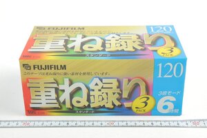 ※ 新品未開封 3本 Fujifilm フジフィルム ビデオカセットテープ VHS 120分 T-120 0971