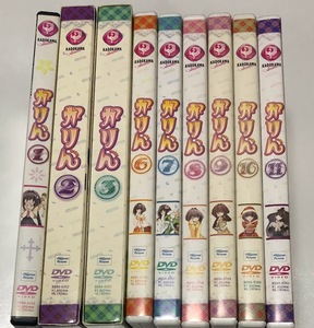 アニメ かりん DVD 1～3巻 6～11巻 不揃いセット 計9点 ★即決★ 2巻3巻のみ増血パック