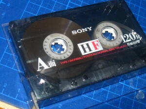 7使用済み　中古　 カセットテープ　SONY　HF120　Type1　ノーマル　120分 　1本　爪あり　No.1133