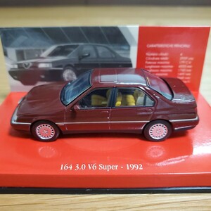 1/43 MINICHAMPS ミニチャンプス ミニカー/Alfa Romeo 164 3.0 V6 Super 1992/アルファロメオ 164 スーパー