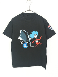 レディース 古着 00s Kellogg × Dr Seuss 「The Cat in the Hat」 ケロッグ ポップ タルト ムービー コラボ 企業 Tシャツ M位 古着