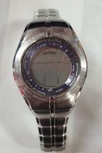 カシオ CASIO 腕時計 電波ソーラー ウェーブセプター WAVE CEPTOR デジタル wv-100j 