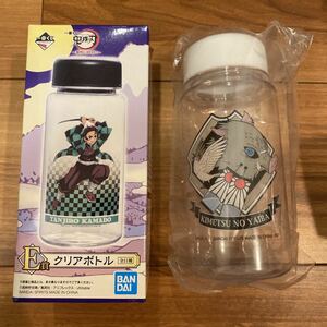 一番くじ 鬼滅の刃 ～黎明に刃を持て～　E賞 クリアボトル　 嘴平伊之助　いのすけ　伊之助　1個　新品