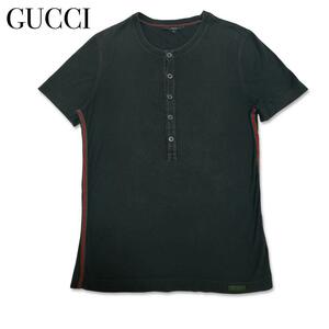 GUCCI　グッチ シェリーライン 半袖シャツ サイズ L トップス 洋服 メンズ ブラック