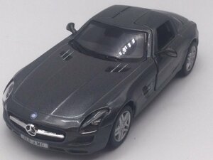 1台売り　メタリックグレー　1/36 メルセデスベンツ SLS AMG アーマーゲー エーエムジー ミニカー