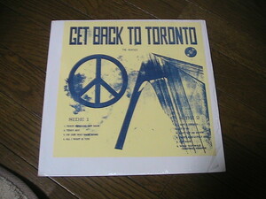 アメリカでの初めてのブートレグ盤1LP！ビートルズ/GET BACK TO TORONTO「LET IT BE」セッションのアウトテイク音源の代表作 シュリンク付