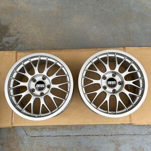 ホイール② BBS RG218 DTM 17インチ 8J +38 PCD120 5穴 2本 中古品　BMW E46 直接取引き不可 同梱不可