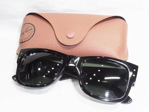 レイバン Rayban サングラス メガ・ウェイファーラー RB 0840-S-F 901/31 52□21　中古品