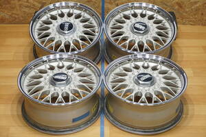 F436【希少】BBS JR RG ☆ PCD100 6J+24 レアサイズ 当時物