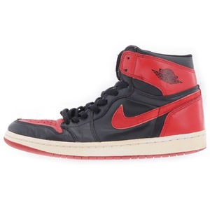 ナイキ 【鑑賞用 2001年製】 AIR JORDAN 1 RETRO エアジョーダン1レトロ ブレッド ハイカットスニーカー US10/28.0cm 136066-061