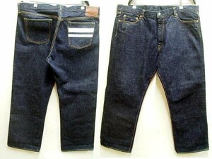 ◇即決[W42]美品 桃太郎ジーンズ 出陣レーベル 1006SPZK 出陣LABEL 2本ライン 15.7oz クラシック ミドル ストレート デニム パンツ■540