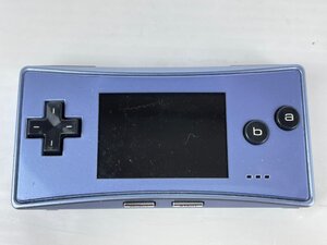 【1スタ・現状品・ジャンク扱い】ゲームボーイミクロ パープル 通電のみ確認 Nintendo GAME BOY micro wa◇42