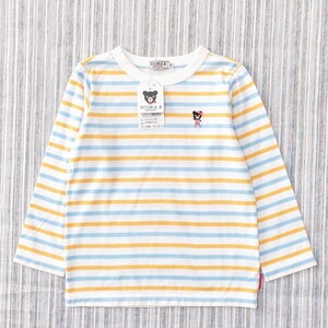 ★新品★ミキハウス/ダブルB＊長袖Tシャツ＊ボーダー＊100cm