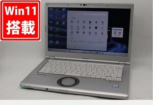 中古 フルHD 14型 Panasonic CF-LV7R Windows11 八世代 i5-8350U 8GB 256GB-SSD カメラ 無線 Office付 中古パソコンWin11 税無 管:1004m