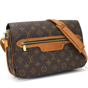 1円 ◆定価11万 良品 LOUIS VUITTON ルイヴィトン ショルダーバッグ サンジェルマン28 M51207 モノグラム ブラウン◆E.Csom.zE-21