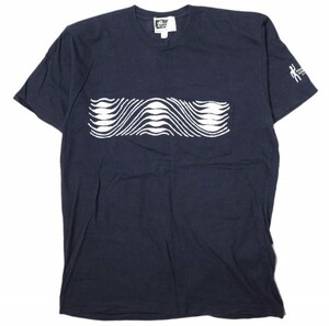 Engineered Garments エンジニアードガーメンツ Printed Pocket T-Shirt プリントポケットTシャツ L ネイビー American Apparel g15027