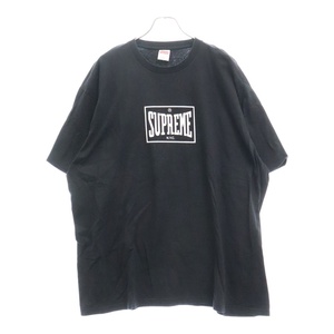 SUPREME シュプリーム 23AW Warm Up Tee フロントロゴプリント半袖Tシャツ ブラック