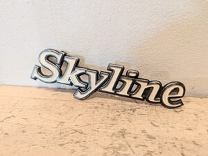 ケンメリ 純正 エンブレム スカイライン リア フェンダー サイド ニッサン 日産 Skyline 旧車 78842R4600 ヨンメリ ハコスカ ジャパン GT-R