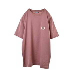 Dior CD ICON クルーネック Tシャツ L ピンク ディオール KL4BKSQS17