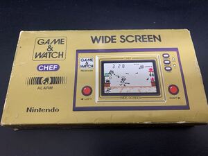 Nintendo 任天堂 GAME & WATCH ゲームウォッチ ニンテンドー CHEF シェフ ワイドスクリーン