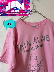 JOIN ALIVE ジョインアライブ　2017オフィシャルTシャツ M