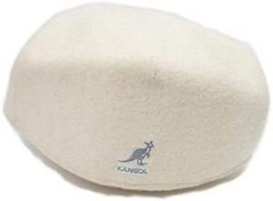 [並行輸入品] KANGOL カンゴール 504 WOOL CAP ウール ハンチングキャップ (クリーム)