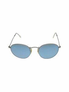 Ray-Ban◆ROUND METAL/サングラス/ボストン/メタル/SLV/GRY/メンズ/RB 3447