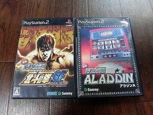 【中古】PS2　実戦パチスロ必勝法! 北斗の拳SE 　アラジンA　2本セット　/PS356