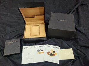 ■本物ブルガリ時計用BOX&付属品一式■BVLGARIボックス.箱.BOXそのO