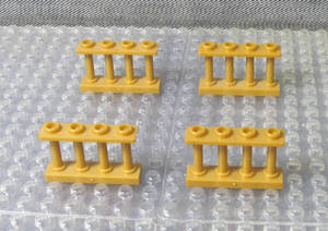 ◆レゴ∥LEGO【フェンス(スピンドル/1x4x2)/パールゴールド 4個】#15332◆正規品 [R91587]