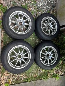 ブリヂストン ネクストリ NEXTRY 185/65R15 88S プロドライブ Prodrive GC-010E 15×6.5+35 100-4H 4本セット（中古）