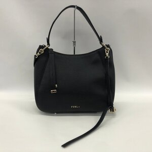 FURLA フルラ ショルダーバッグ レザー ブラック【DAAK8033】