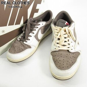 TRAVIS SCOTT×NIKE/トラヴィス スコット×ナイキ AIR JORDAN エアジョーダン1 LOW OG Reverse Mocha DM7866-162/29.0 /080