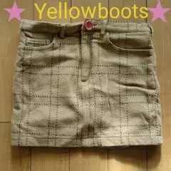 Yellow boots　ミニスカート　　タイト　台形