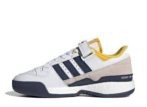 HUMAN MADE ADIDAS CONSORTIUM FORUM LOW "HAZY YELLOW/COLLEGE NAVY" 27.5cm S42975