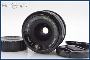 ★極上美品★ タムロン TAMRON BBAR MULTI C 28mm F2.8 前後キャップ&レンズフィルター付 オリンパスOM用(MF) ★完動品★ 同梱可 #kw677