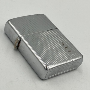 ジッポー ZIPPO ライター 1947年～1949年 ３バレル エンジンターン ニッケルシルバー製インサイドユニット