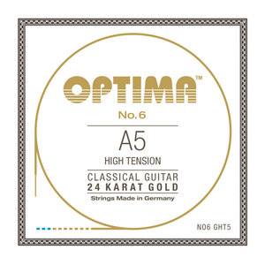 Optima Strings NO6.GHT5 No.6 24K Gold A5 High 5弦 バラ弦 クラシックギター弦