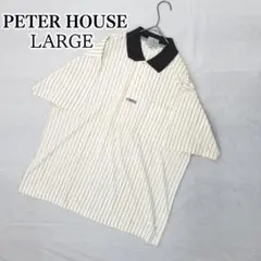 PETER HOUSE 【LARGE】 シャツ ブラウス 半袖 大人カッコよさ