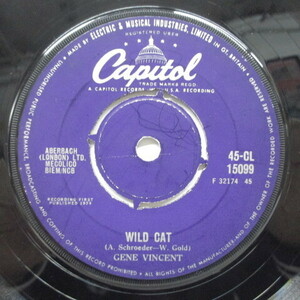 GENE VINCENT()-Wild Cat (UK Orig)